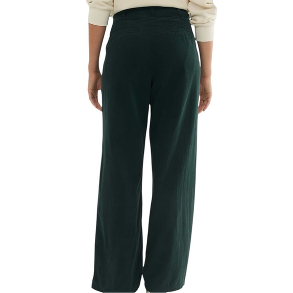 Marine Layer Flora Corduroy Trouser Green Gables NWT Size 8 - Picture 4 of 6